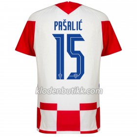 Kroatia Mario Pasalic 15 Hjemme Fotballdrakt Euro 2020 Kortermet